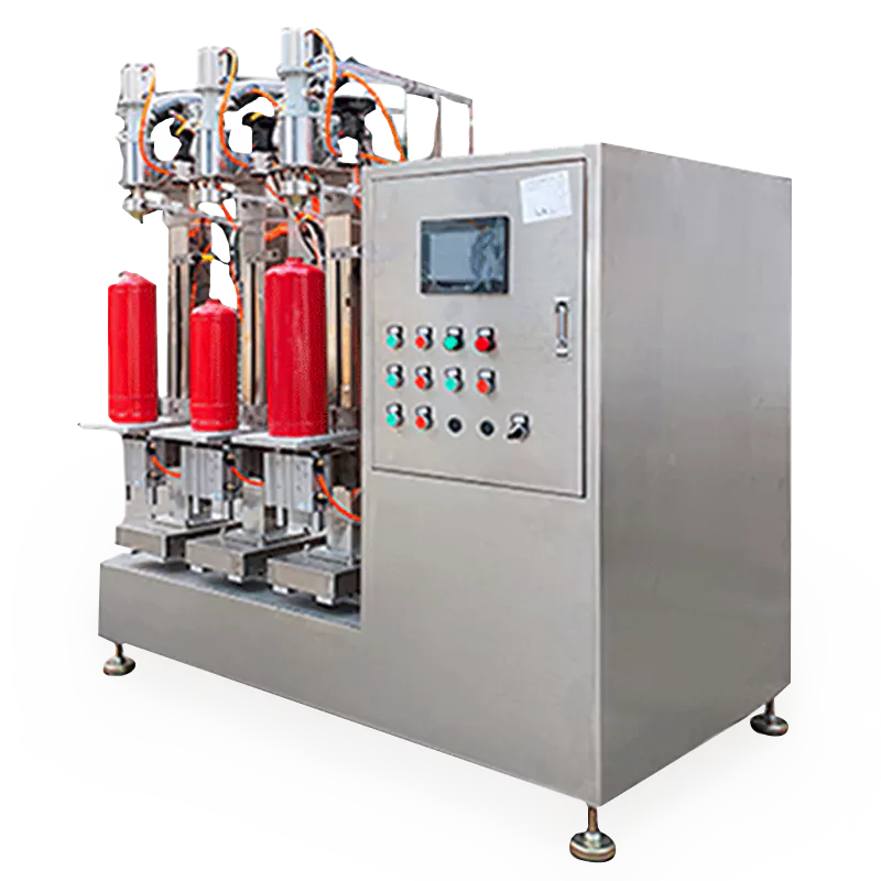 fire extinguisher filling machine