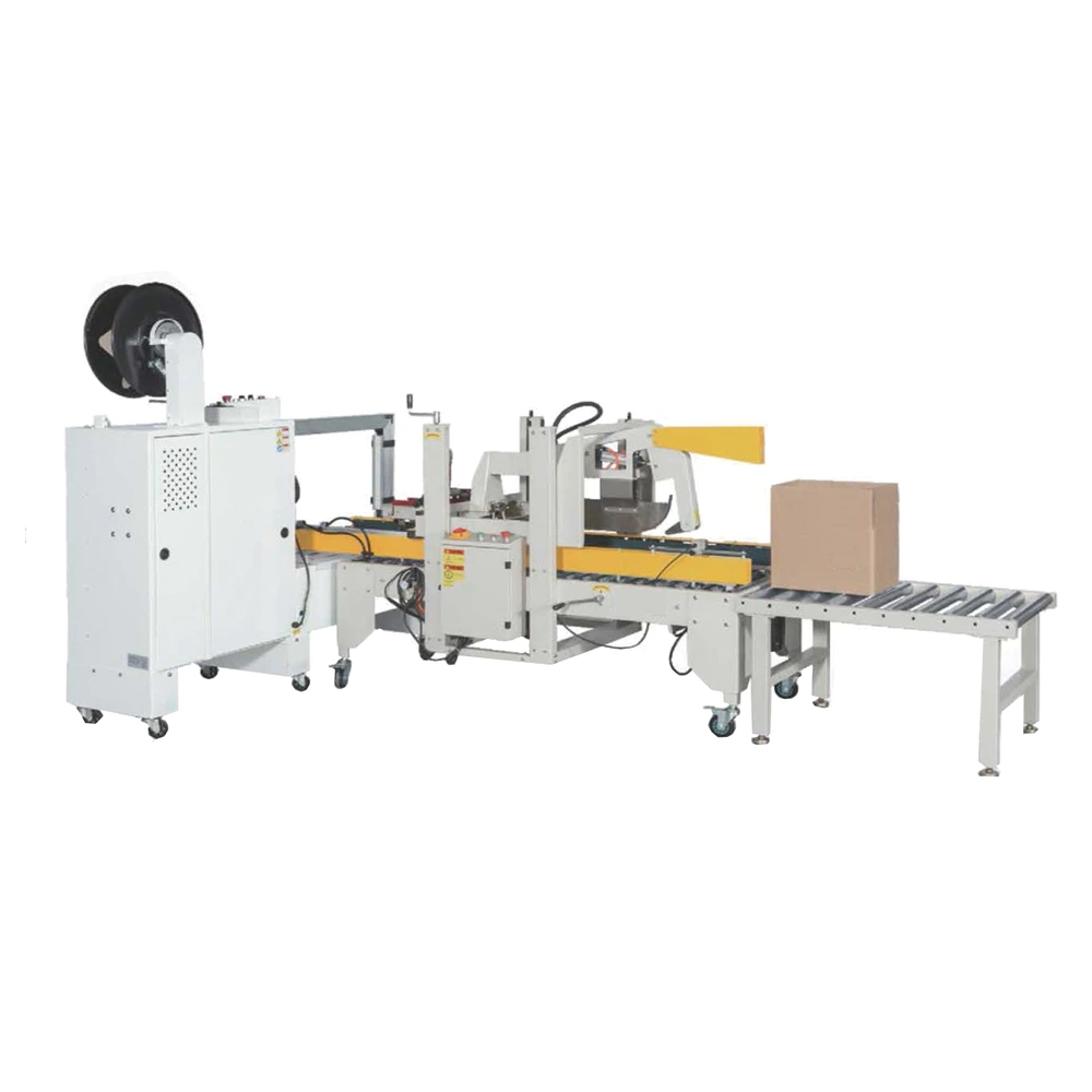 Maquina empacadora de cajas de extintores