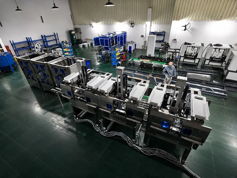 assemblage de machines de fabrication